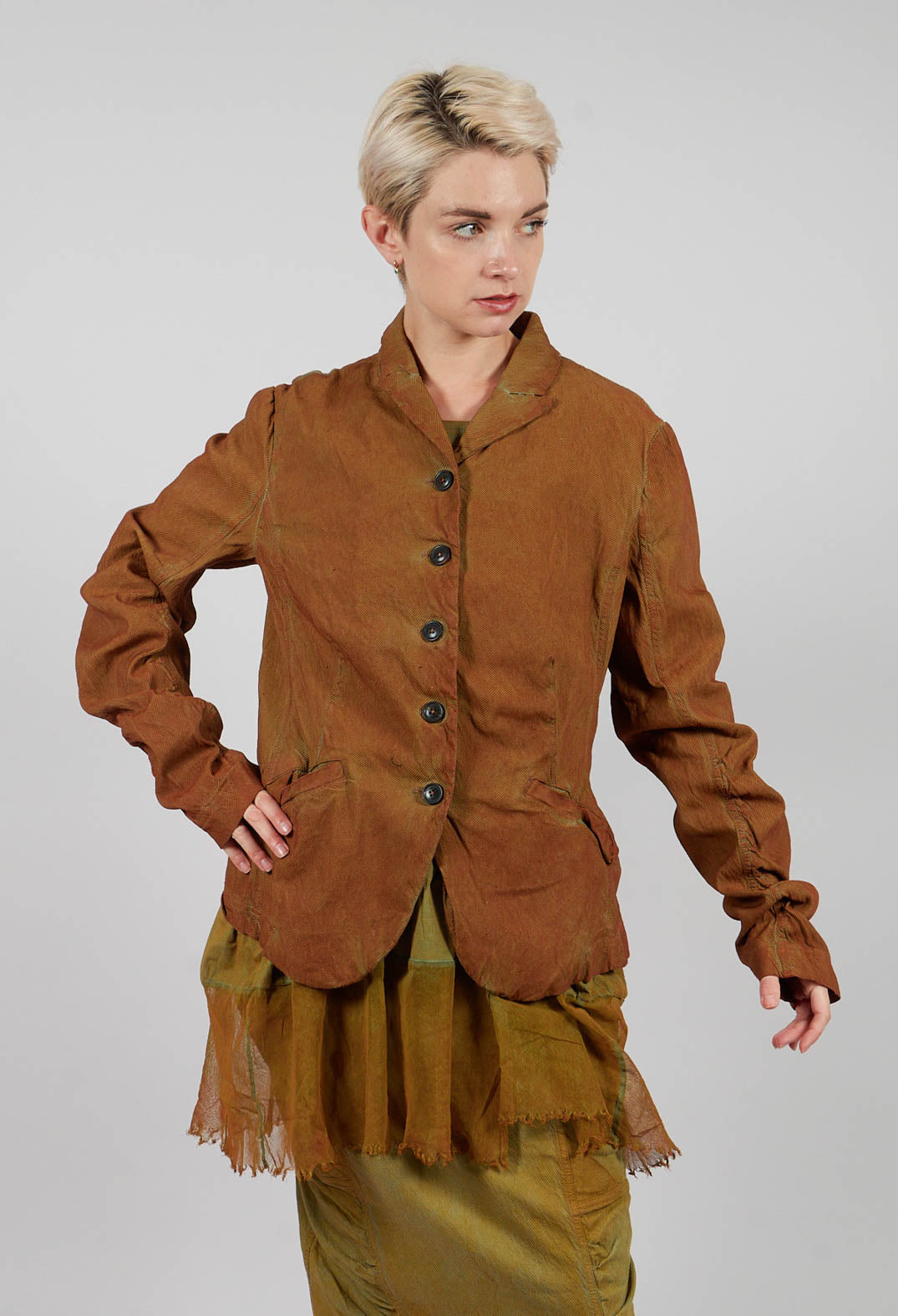 Fitted Jacket in Lagoon Cloud - 2121101