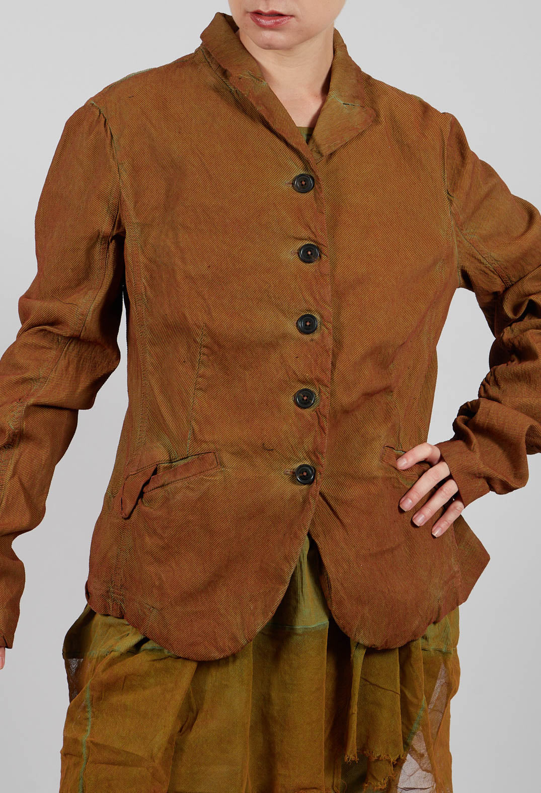 Fitted Jacket in Lagoon Cloud - 2121101