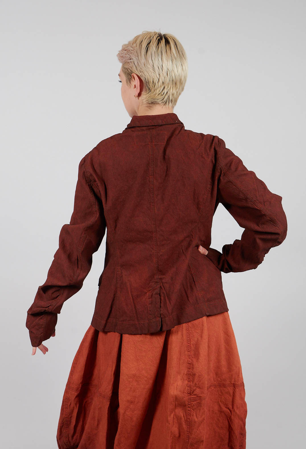 Fitted Jacket in Crab Cloud - 2121101
