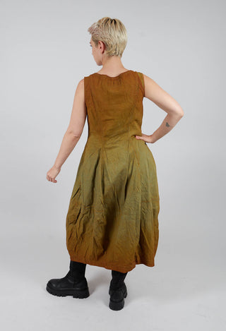 Ruched Detail Dress in Lagoon Reverse - 2120907