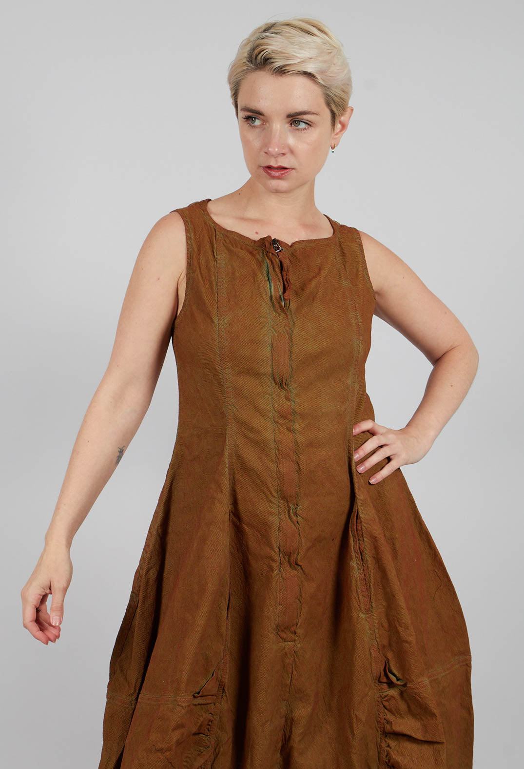 Ruched Detail Dress in Lagoon Cloud - 2120907