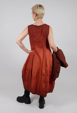 Ruched Detail Dress in Crab Reverse - 2120907