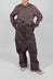 Wide Leg Trousers with Patch Pockets in Flamingo Cloud - 2190102
