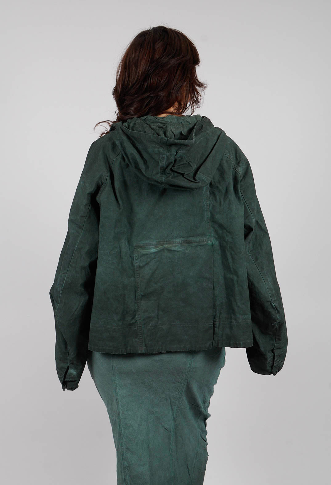 Hooded Jacket in Pine Cloud - 2191105