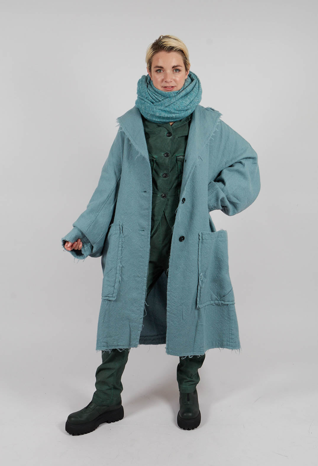 Skinny Leg Trousers in Pine Cloud - 2240104