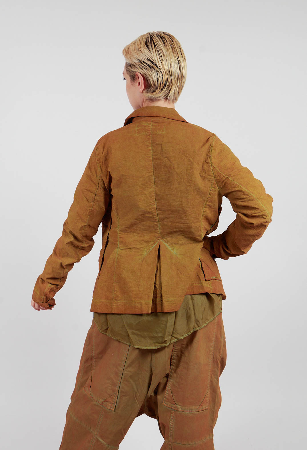 Jacket with Large Patch Pockets in Lagoon Cloud - 2241103