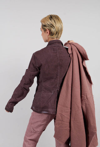 Jacket with Large Patch Pockets in Flamingo Cloud - 2241103
