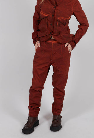 Skinny Leg Trousers in Crab Cloud - 2240104