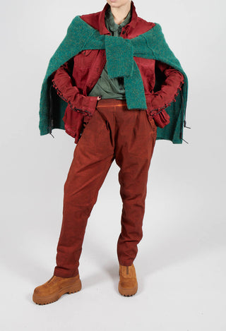 Skinny Leg Trousers in Crab Cloud - 2240104