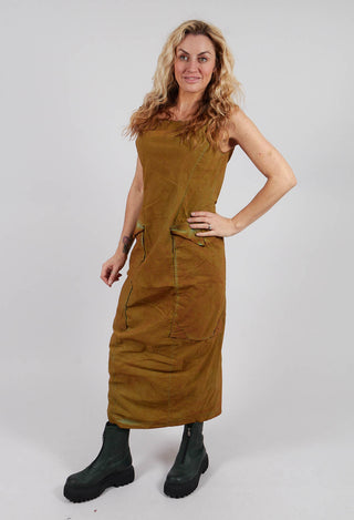 Slim Fit Dress with Large Pockets in Lagoon Cloud - 2240906