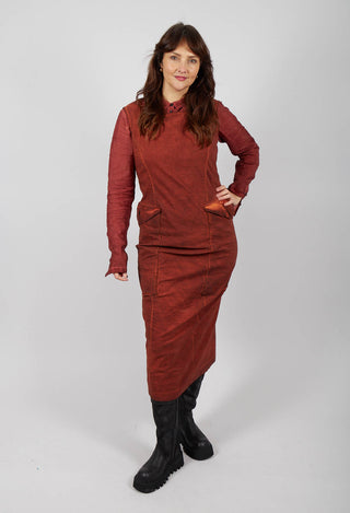 Slim Fit Dress with Large Pockets in Crab Cloud - 2240906