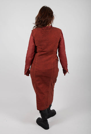 Slim Fit Dress with Large Pockets in Crab Cloud - 2240906