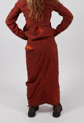 Pencil Skirt with Large Pockets in Crab Cloud - 2240308