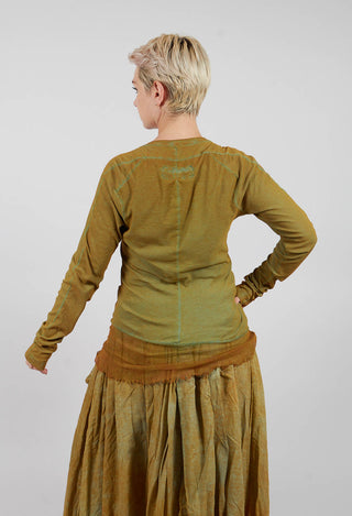 Jersey Jacket with Netted Hem in Lagoon Cloud - 2341106
