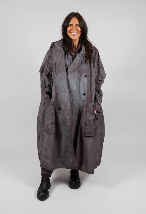 Oversized Coat in Flamingo Cloud - 2381202