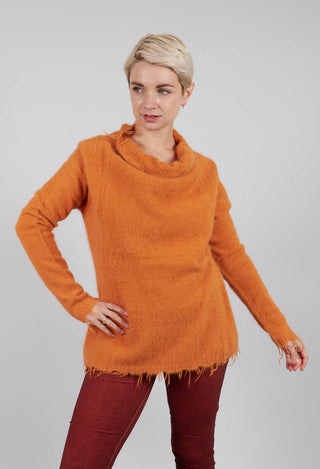 High Neck Jumper in Sun - 2440701