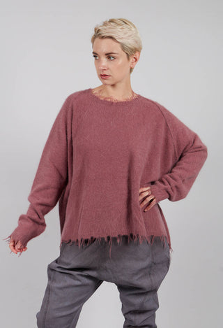 Loose Fit Jumper in Flamingo - 2440703