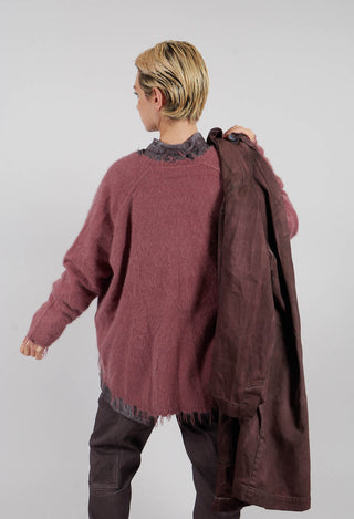 Loose Fit Jumper in Flamingo - 2440703