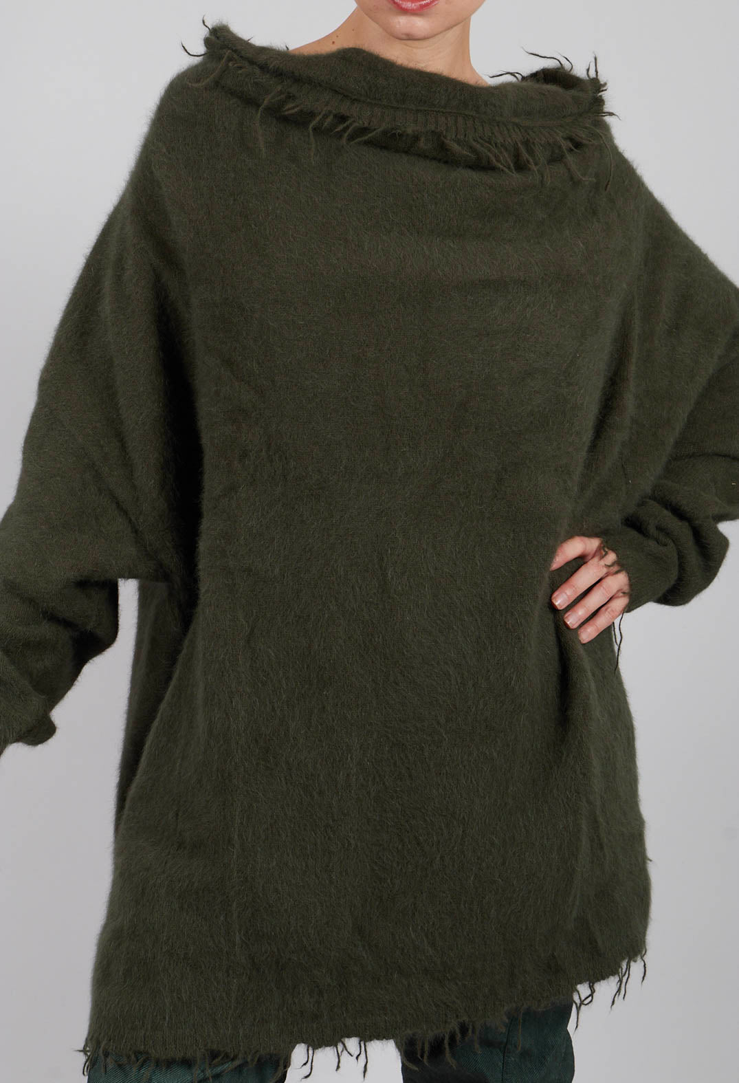 Knitted Tunic in Pine - 2447004