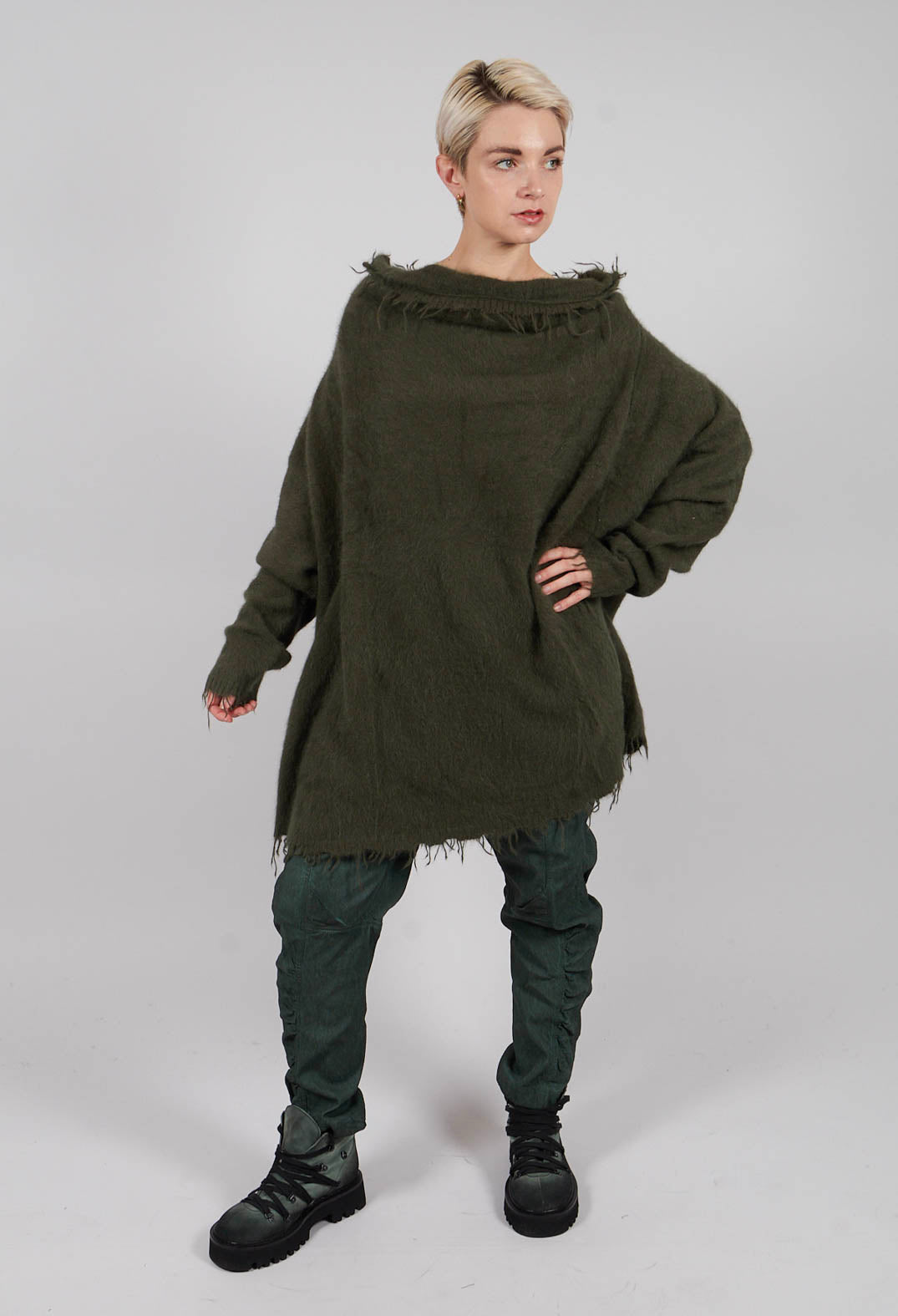 Knitted Tunic in Pine - 2447004