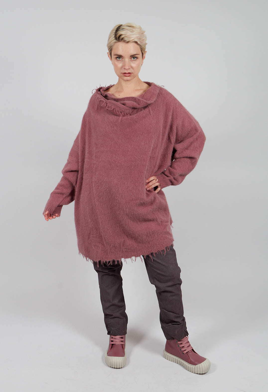 Knitted Tunic in Flamingo - 2447004