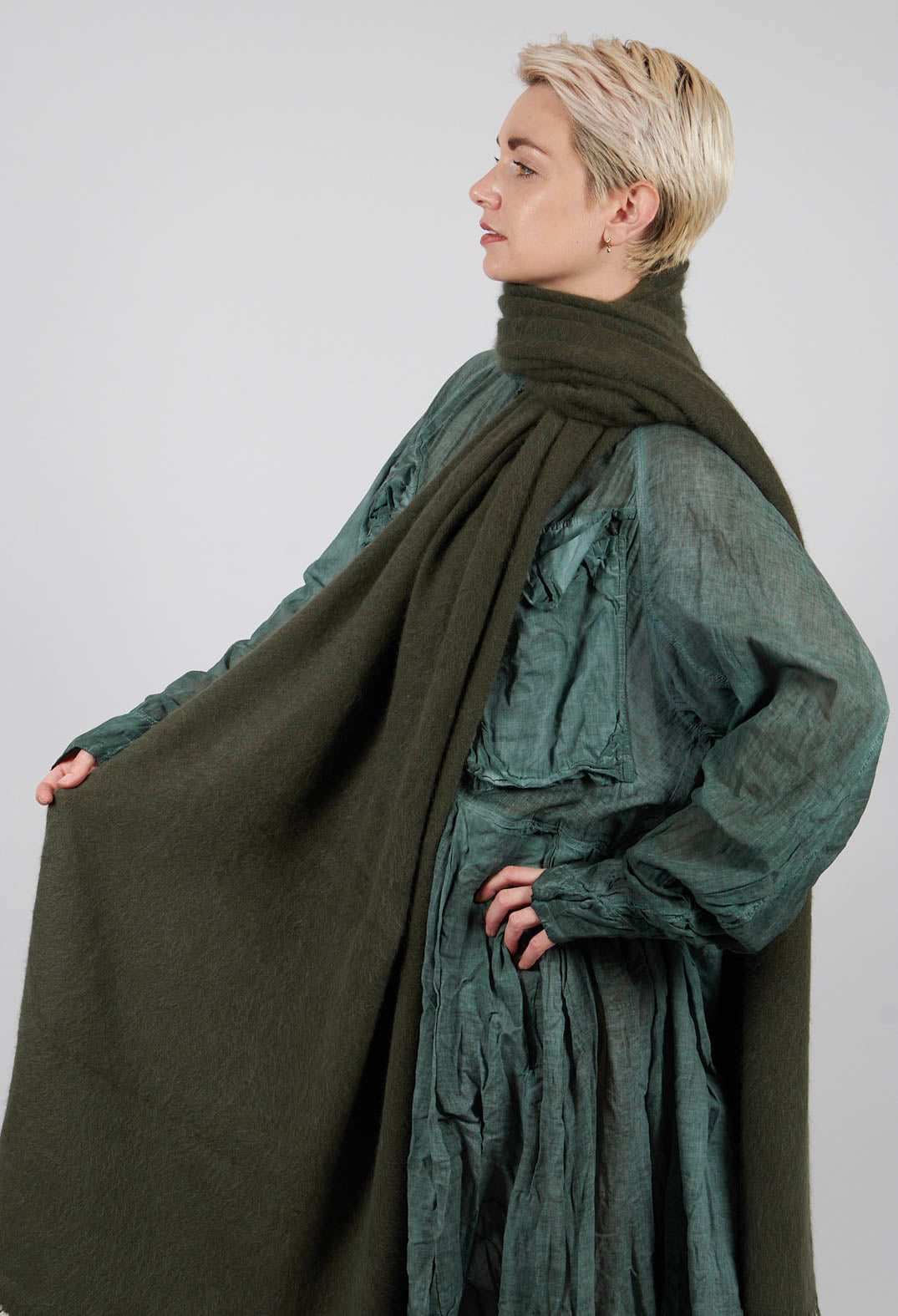 Knitted Scarf in Pine - 2447707