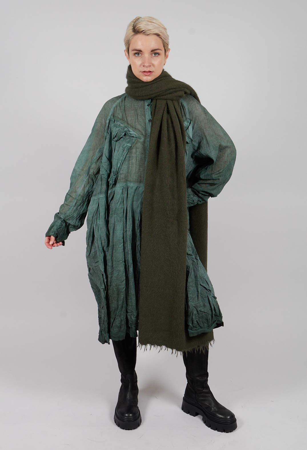 Knitted Scarf in Pine - 2447707