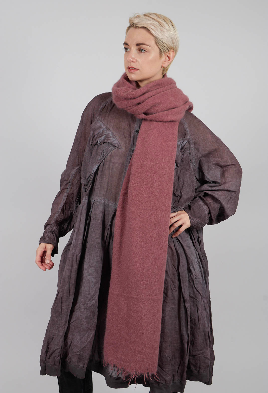 Knitted Scarf in Flamingo - 2447707