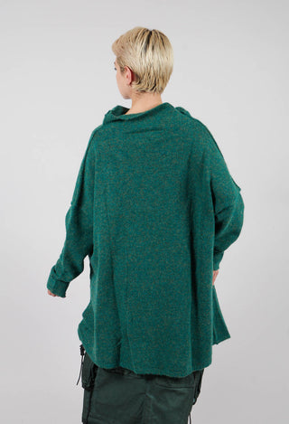 Relaxed High Neck Tunic in Light Palm Mel - 2467003