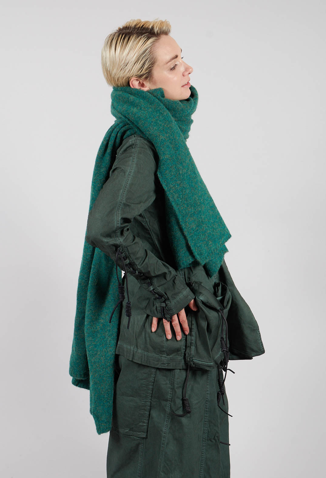 Knitted Scarf in Light Palm Mel - 2467706