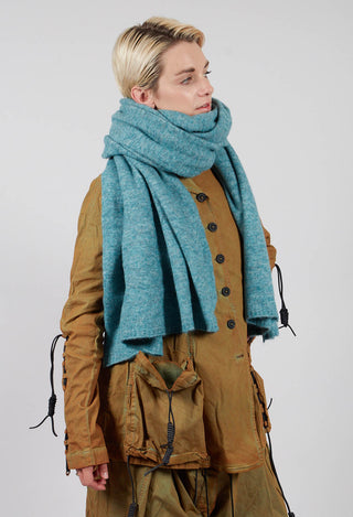 Knitted Scarf in Lagoon Mel - 2467706