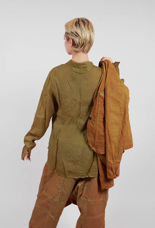 Button Through Blouse in Lagoon Cloud - 2470402