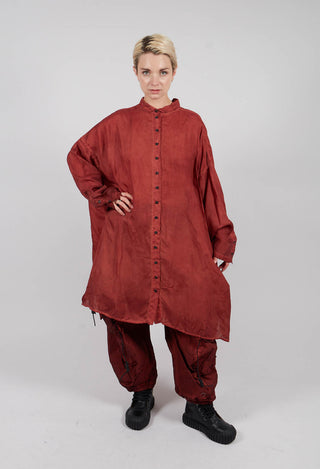Relaxed Fit Shirt Dress in Crab Cloud - 2470903