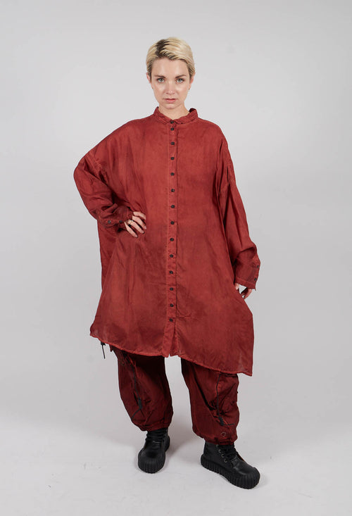 Relaxed Fit Shirt Dress in Crab Cloud - 2470903