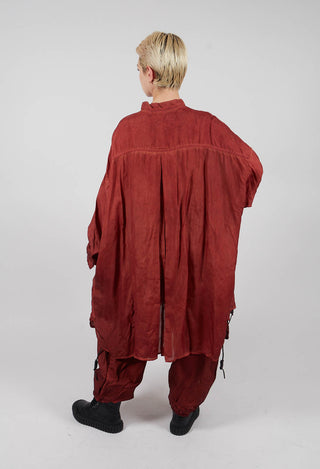 Relaxed Fit Shirt Dress in Crab Cloud - 2470903