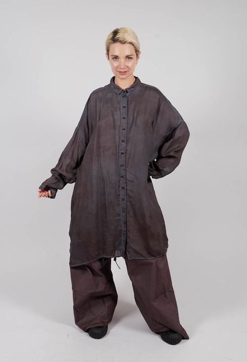 Relaxed Fit Shirt Dress in Flamingo Cloud - 2470903