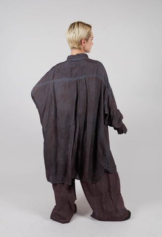 Relaxed Fit Shirt Dress in Flamingo Cloud - 2470903