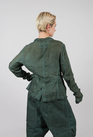 Button Up Jacket in Pine Cloud - 2471105