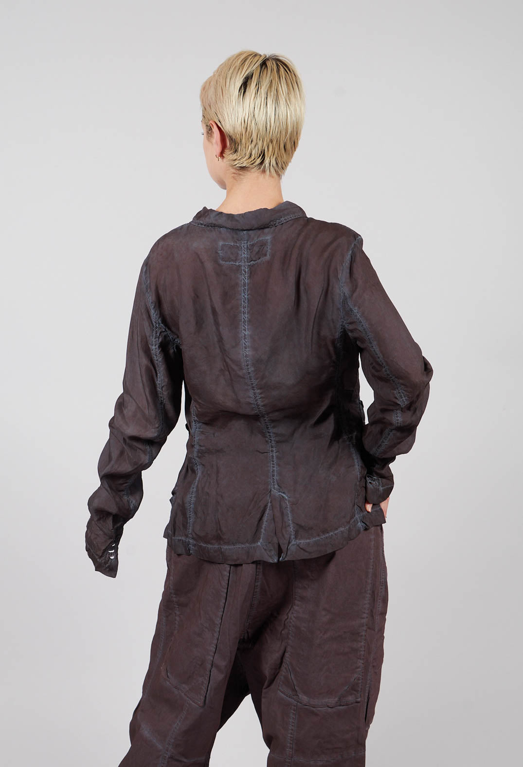 Button Up Jacket in Flamingo Cloud - 2471105