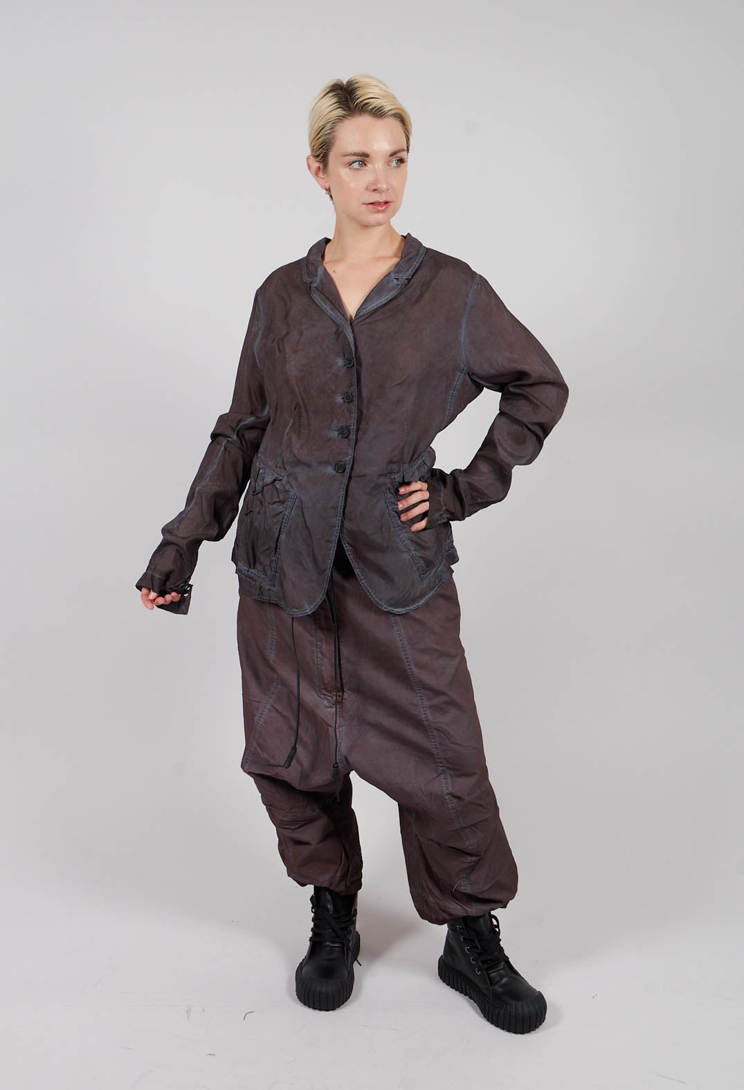 Button Up Jacket in Flamingo Cloud - 2471105