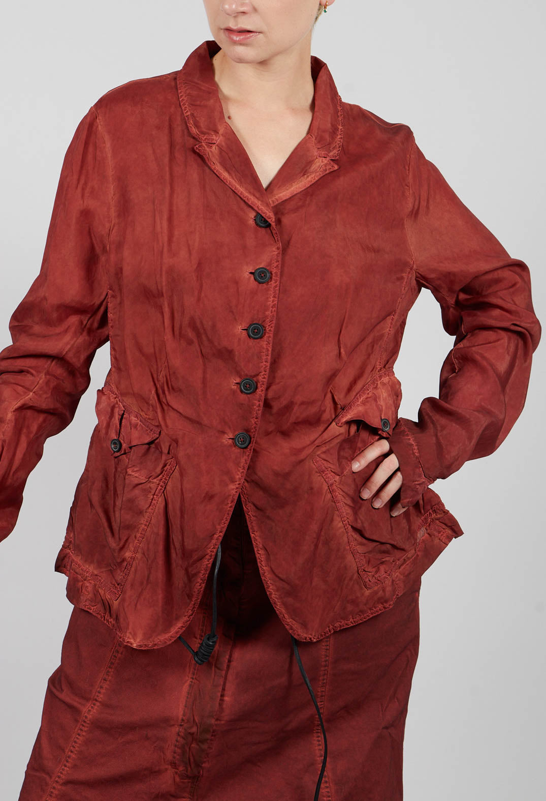 Button Up Jacket in Crab Cloud - 2471105
