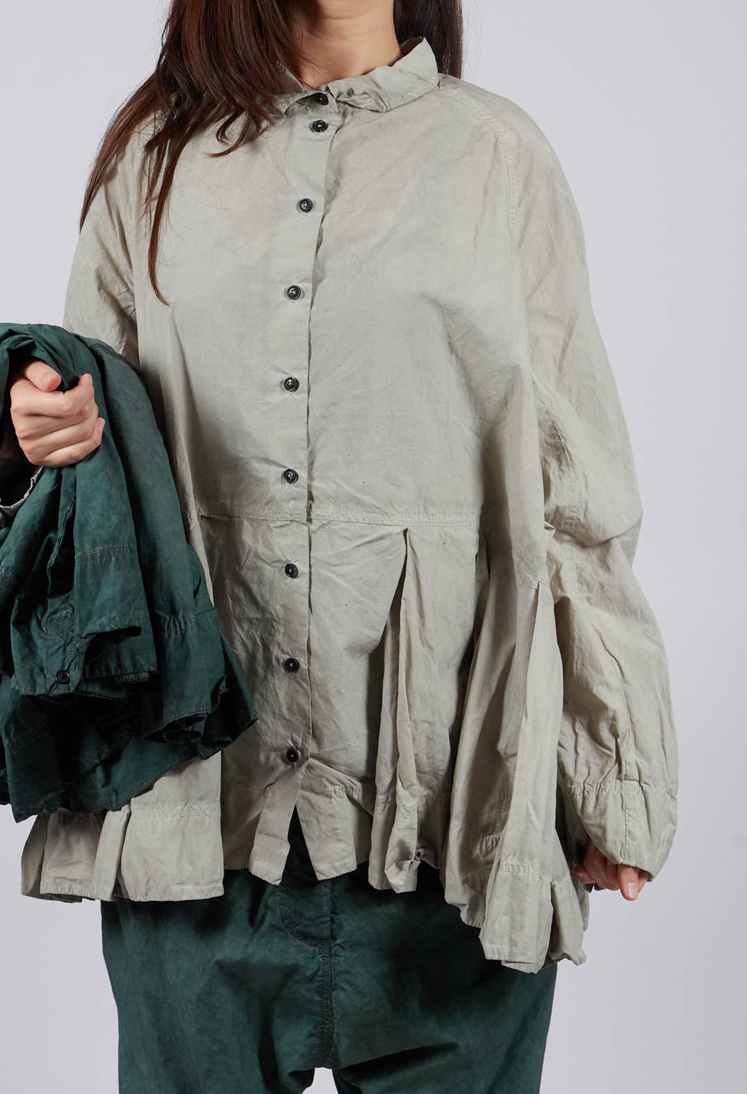 Relaxed Fit Blouse in Sand Cloud - 2530401