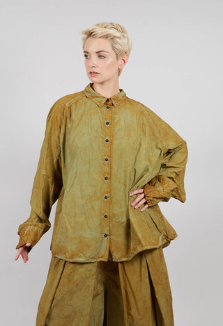 Relaxed Fit Shacket in Lagoon Cloud - 2530402