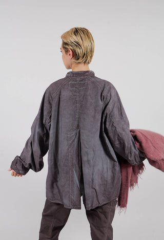 Relaxed Fit Shacket in Flamingo Cloud - 2530402