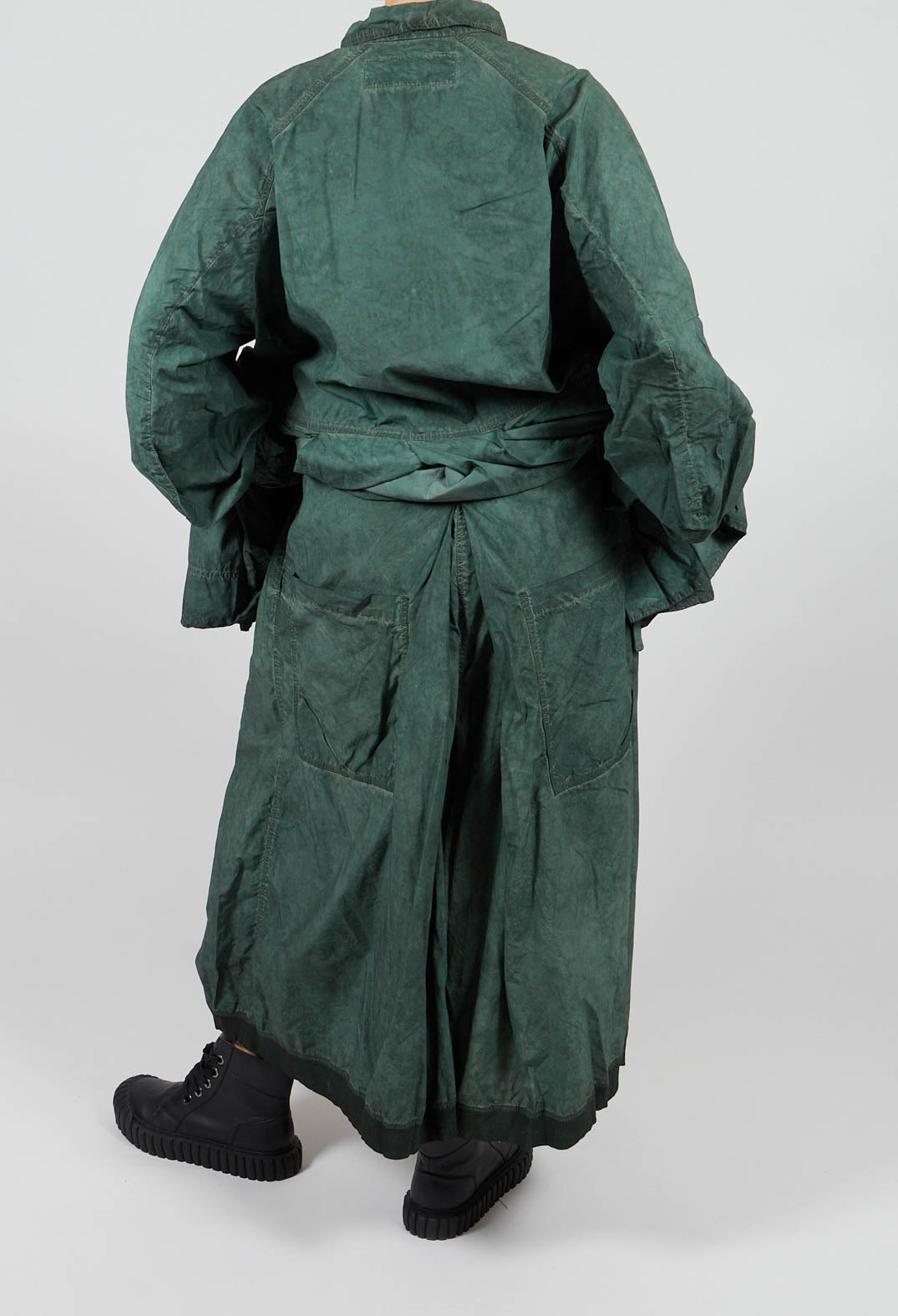 Box Pleat Culottes in Pine Cloud - 2530106