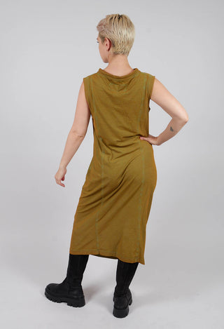 Cowl Neck Fitted Dress in Lagoon Cloud - 2560903
