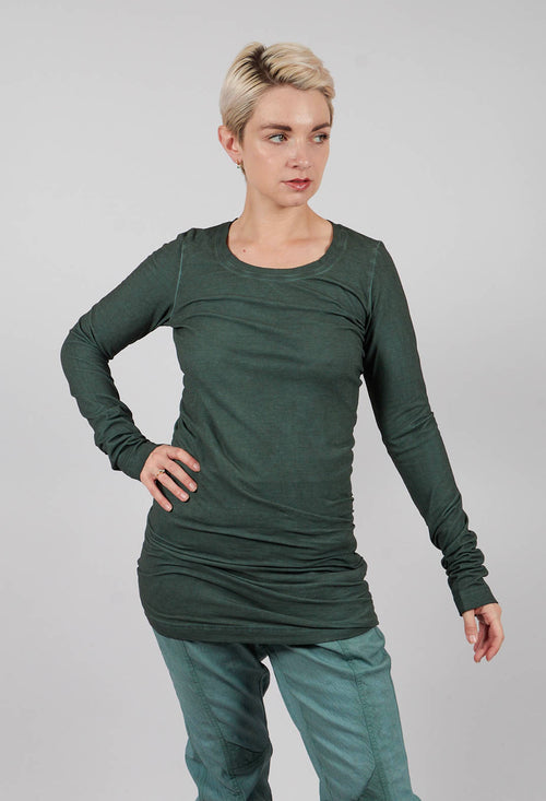 Fitted Long Sleeve T-Shirt in Pine Cloud - 2560507