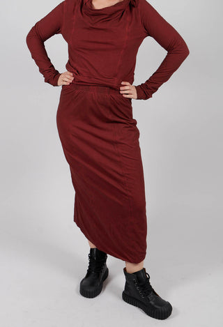 Jersey Pencil Skirt in Crab Cloud - 2560311