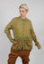 Cotton Blouse with Feature Pockets in Lagoon Cloud - 2580402