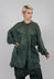 Oversized Shirt Dress in Pine Cloud - 2580903